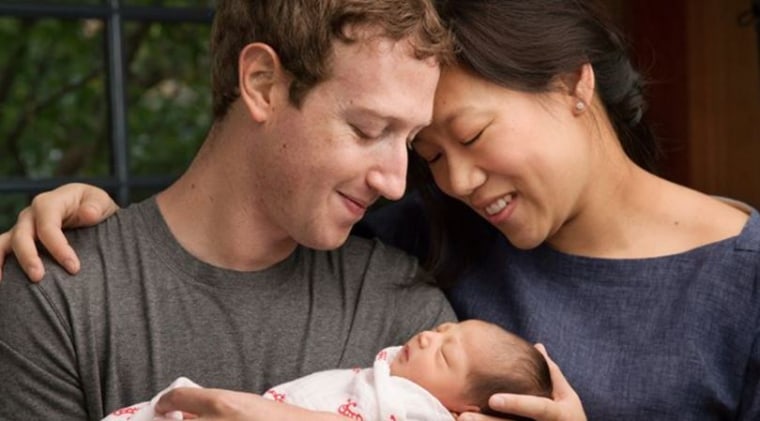 Max Baby Facebook Mark Zuckerberg