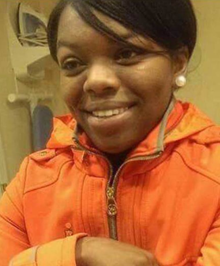 Denise Hart is described as 5'1" tall, weighing 115 lbs., with black hair and brown eyes.