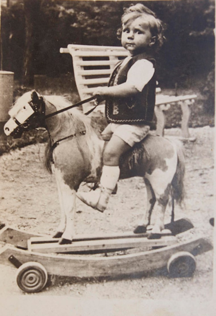 Michael Hochberg as a baby just before the outbreak of World War II.