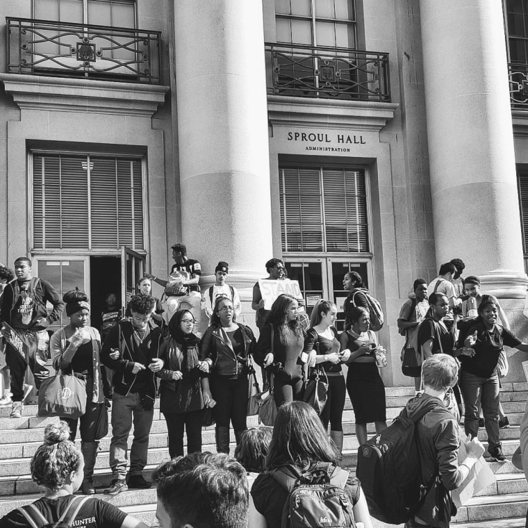 Berkeley High School Walk out, November 6th, 2015