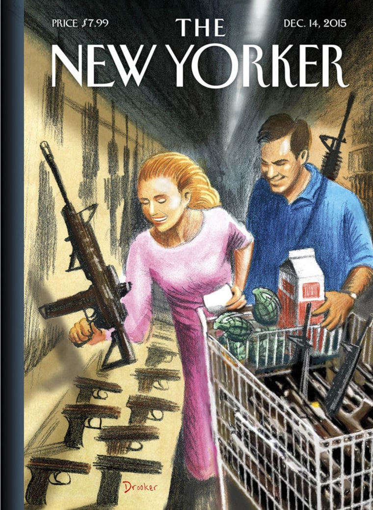 Cover of the December 14 issue of The New Yorker, “Shopping Days.”