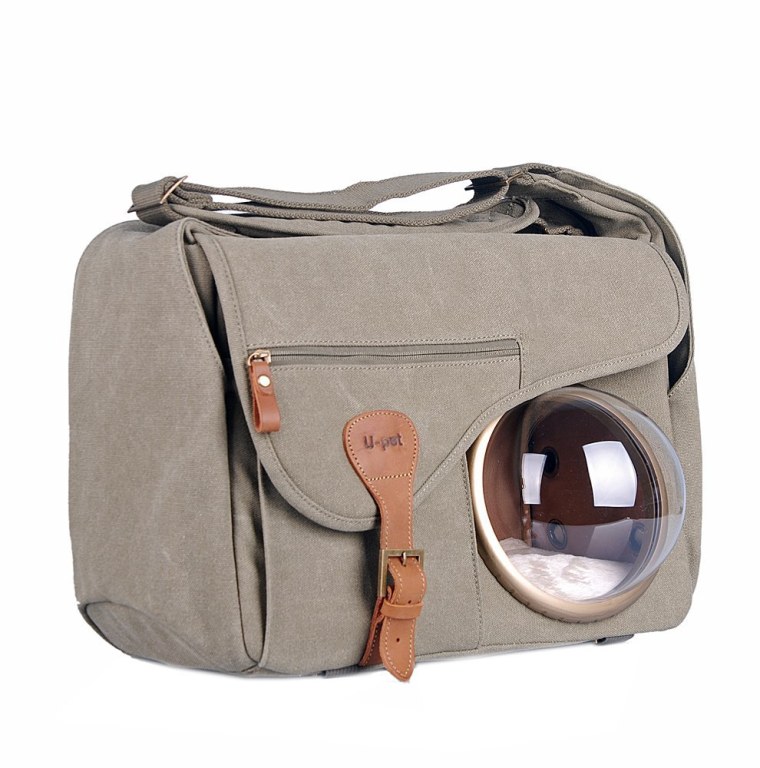Cat carrier by U-pet come in a variety of styles, all with a bubble window