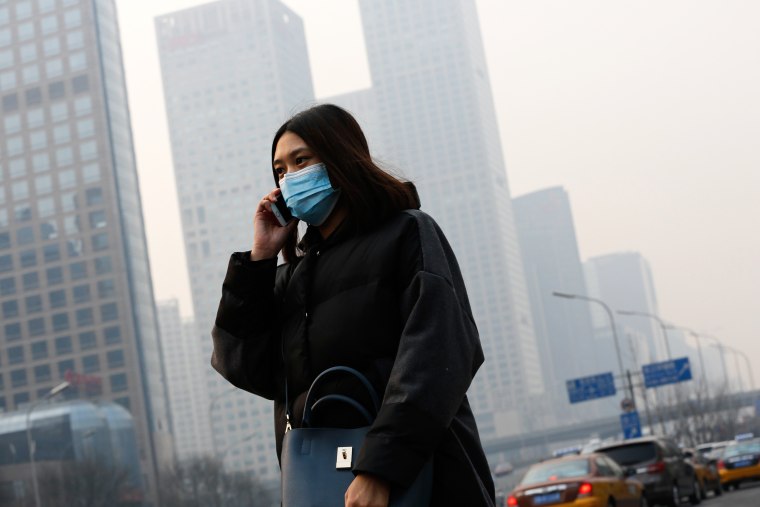 Image: Smog in Beijing, China