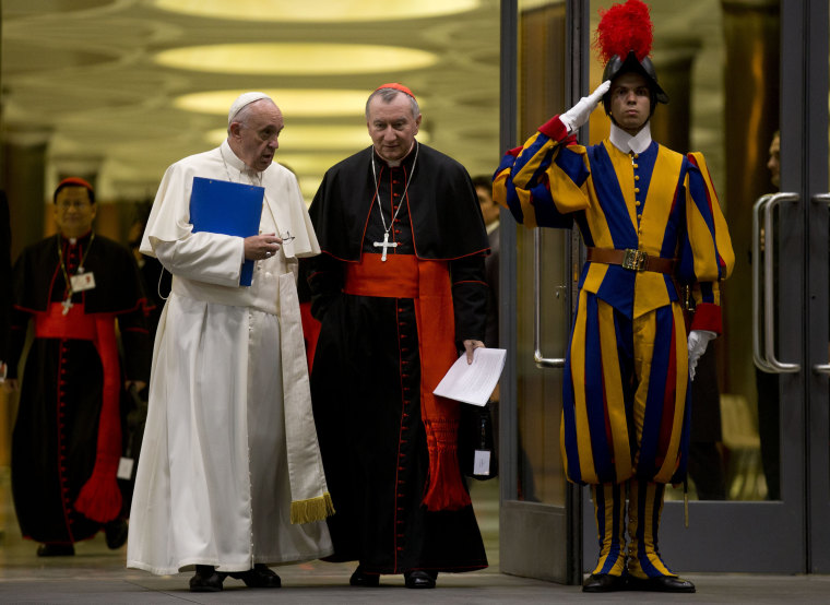 Image: Pope Francis and Cardinal Pietro Parolin