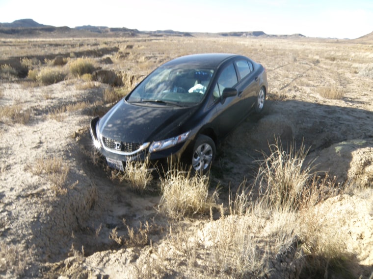 Michael Cavallari's 2014 Honda Civic was found abandoned on Nov. 27.