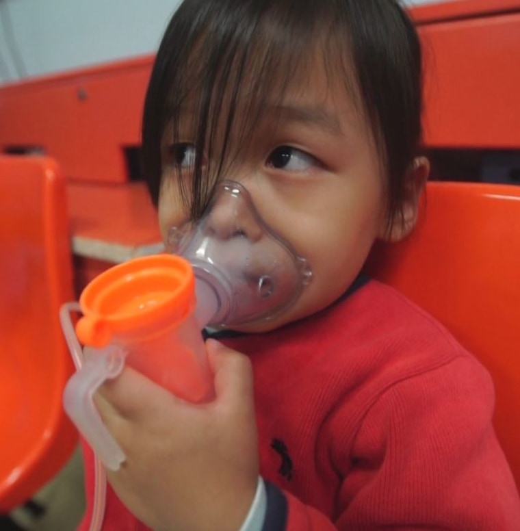 Image: A patient at Beijing Children's Hospital