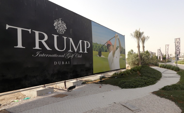 Image: UAE-US-GOLF-TRUMP-REAL-ESTATE