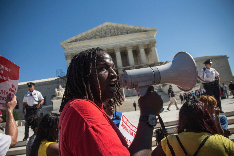 Image: U.S. Supreme Court Hears Arguments Over Michigan Affirmative Action Ban