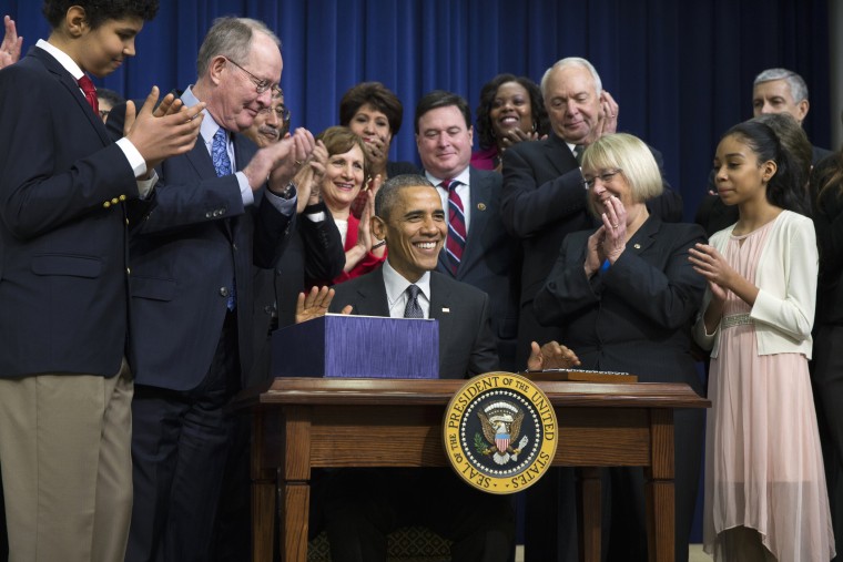 Image: Barack Obama, Lamar Alexander, Patty Murray