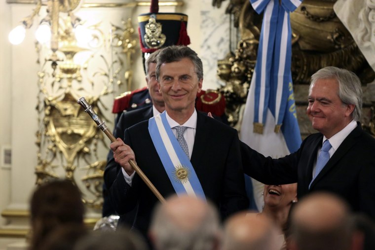 Image: Argentinian new President inauguration ceremony