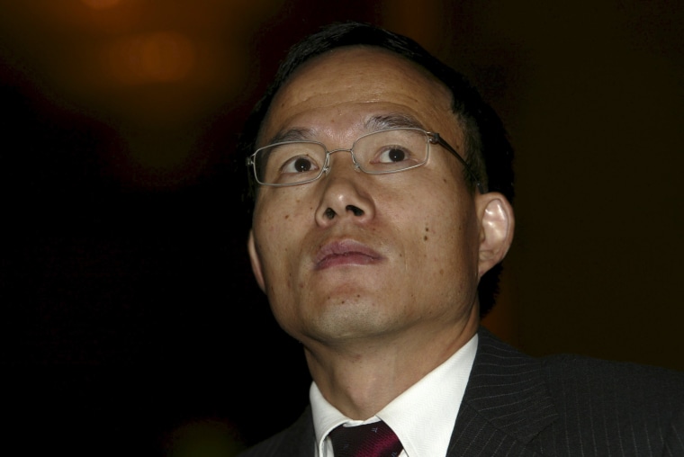 Image: Guo, Chairman of Fosun International, attends a conference in Shanghai