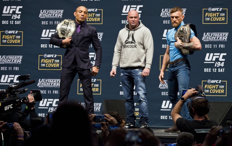 Image: UFC 194 news conference at the MGM Grand Garden Arena