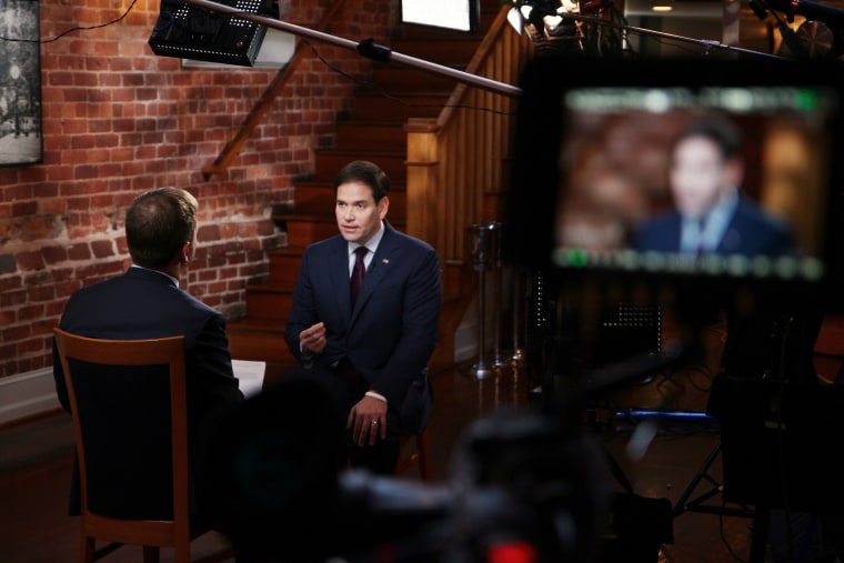 Chuck Todd interviews Sen. Marco Rubio for "Meet the Press"