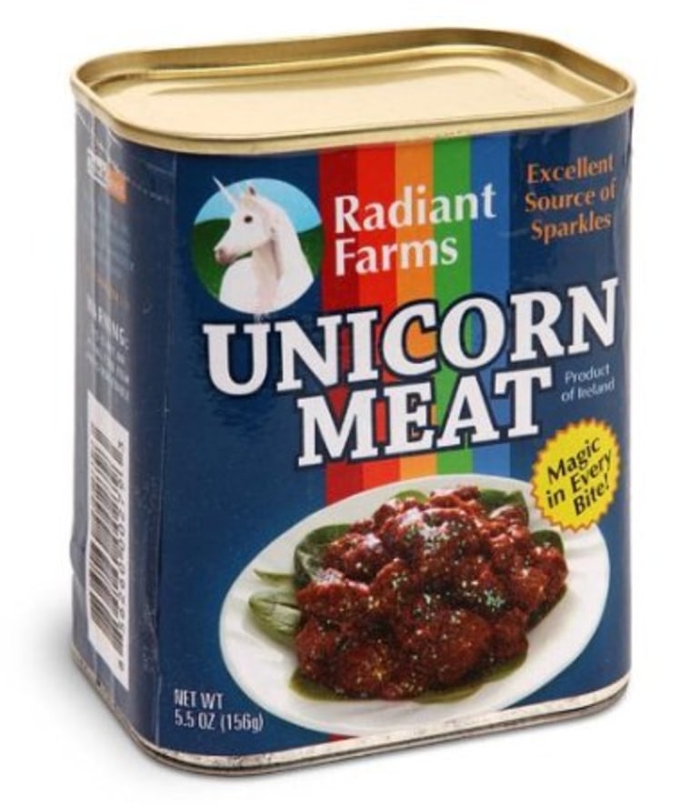 Unicorn meat by ThinkGeek is a fun weird gift