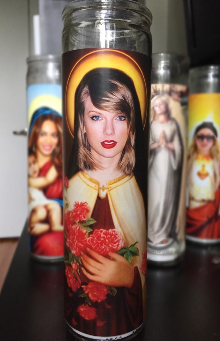 Taylor Swift prayer candle is a weird and meaningful gift