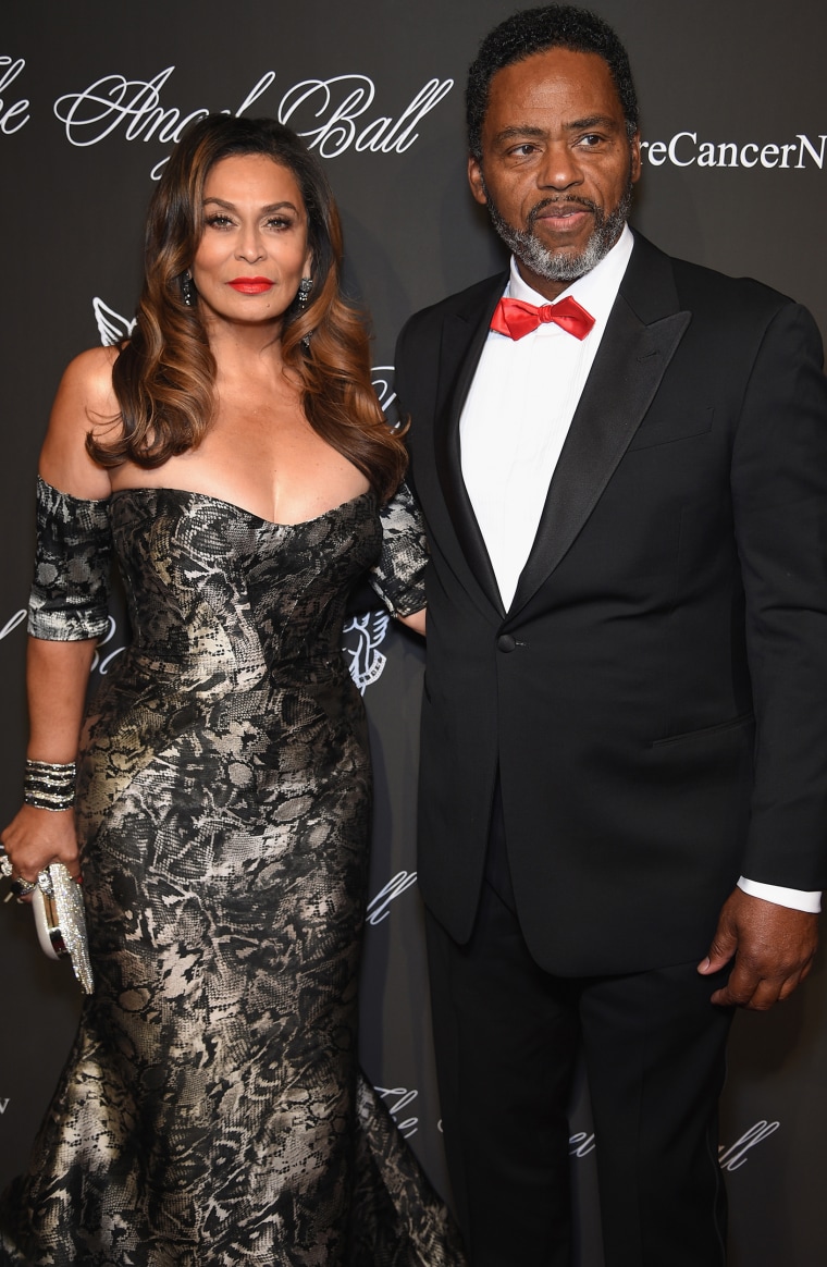  Tina Knowles (L) and Richard Lawson