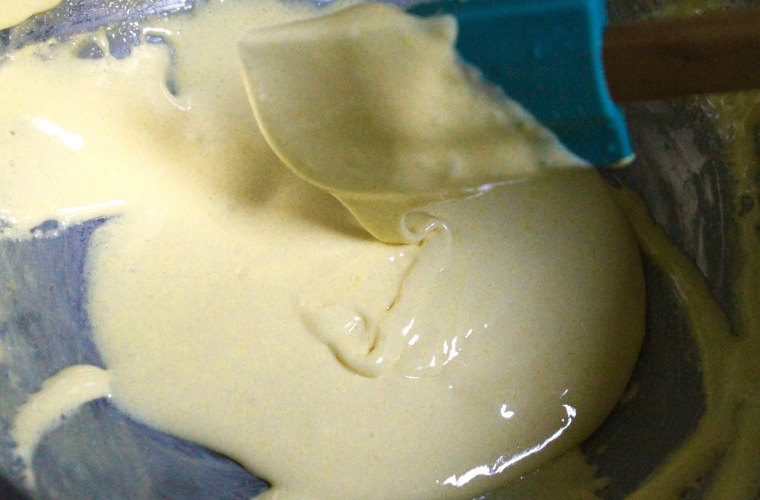 Tiramisu Parfaits step-by-step: Combine egg yolks, sugar, brandy and mascarpone
