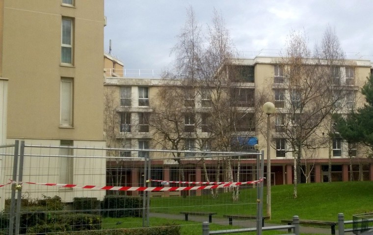 Image: A housing block in Villiers-sur-Marne, east Paris, where authorities arrested two individuals over the January 2015 Paris terrorist attacks.