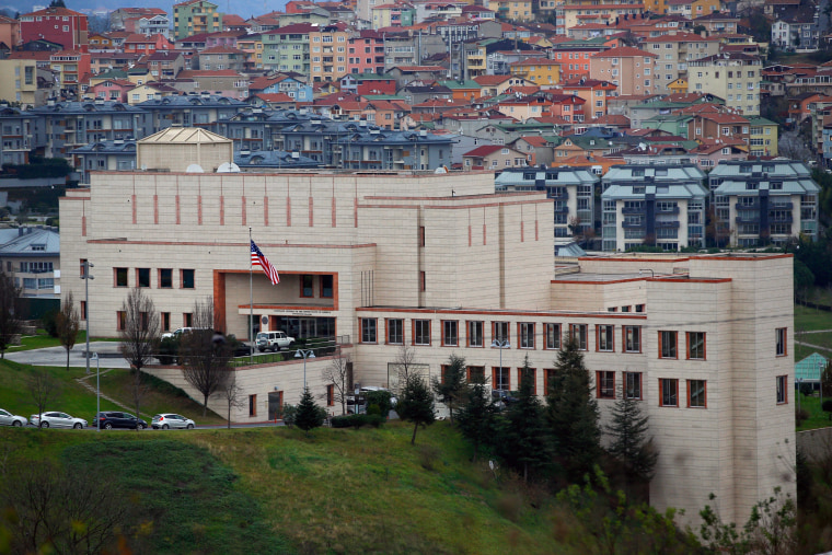 Image: A general view of the U. S. Consulate in Istanbul, Turkey.