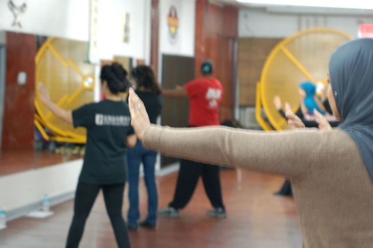 Dozens of Muslim women came together in New York City to learn self-defense techniques in case of possible violence or attacks.