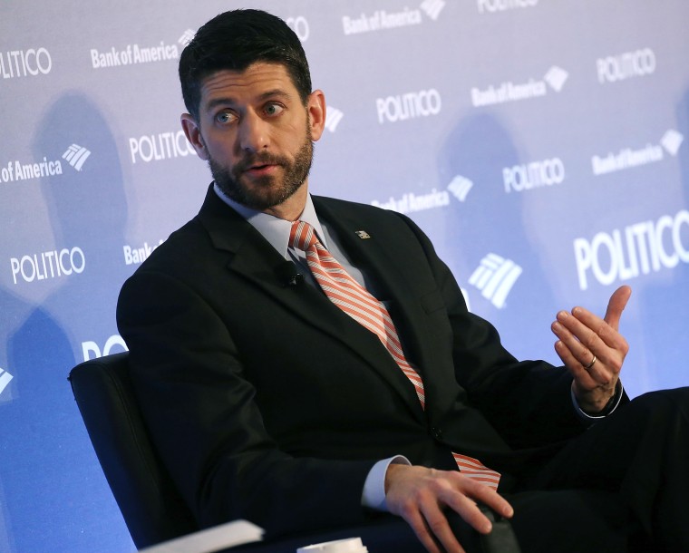 Image: Senate Majority Leader Mitch McConnell And House Speaker Paul Ryan Speak At Politico Playbook Interview