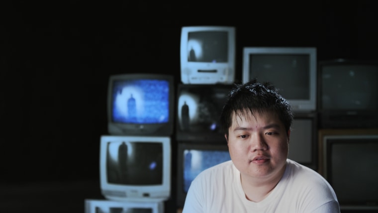 A still of Arthur Chu speaking during an interview from "Who Is Arthur Chu?"