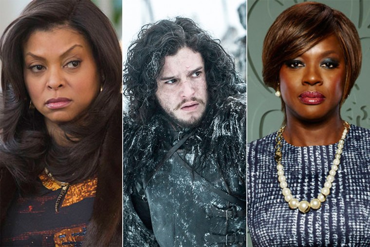 Taraji P. Henson of 'Empire,' Kit Harington of 'Game of Thrones,' and Viola Davis of 'How to Get Away With Murder.'