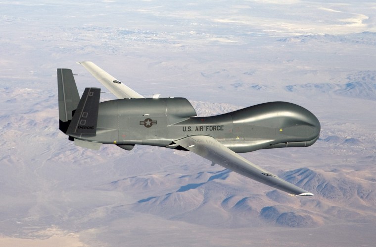 Image: File handout photo of a U.S. Air Force RQ-4 Global Hawk unmanned aircraft