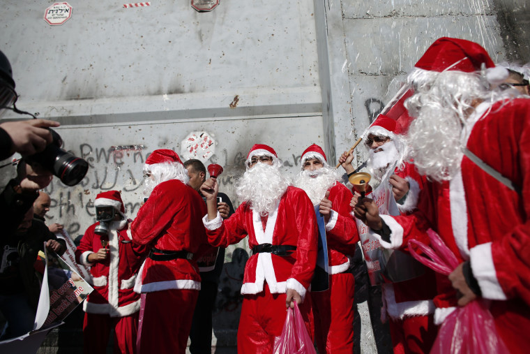Image: PALESTINIAN-ISRAEL-CONFLICT-CHRISTMAS