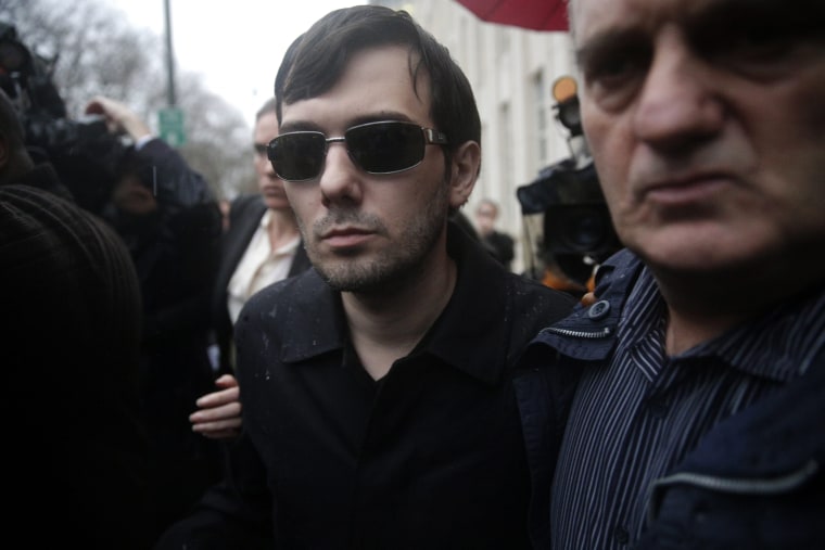 Image: Martin  Shkreli charged with defrauding investors