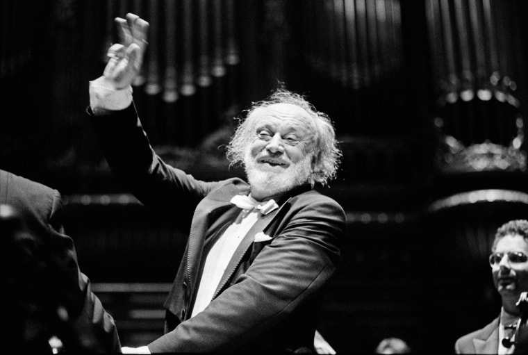 Image: (FILE) Conductor Kurt Masur Dies At 88 Kurt Masur