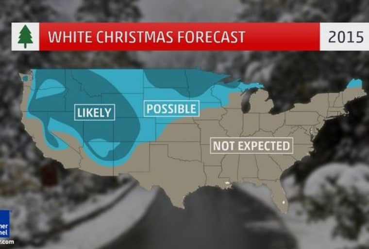 Image: The El Nino effect means few will see a white Christmas in 2015.