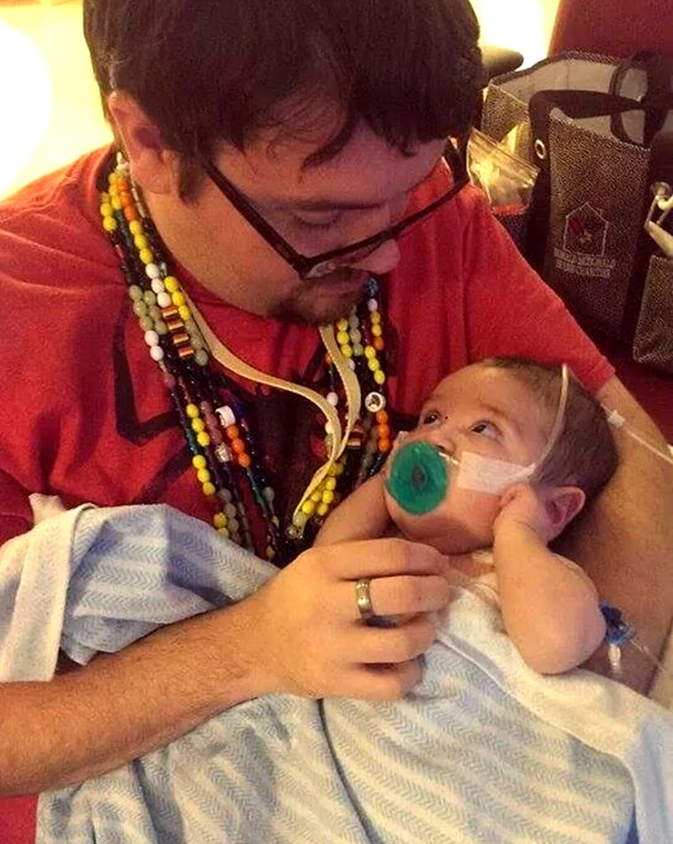 "While Hayden was here, he was very playful," said Daniel of his son. "He would always smile when his mom would say, 'Who's the cutest baby?' He loved attention. All the nurses talked about him all the time. He was a popular little guy."