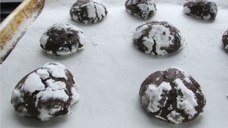 Exceedingly Chocolaty Crinkles cookie recipe by Baked bakery in Brooklyn