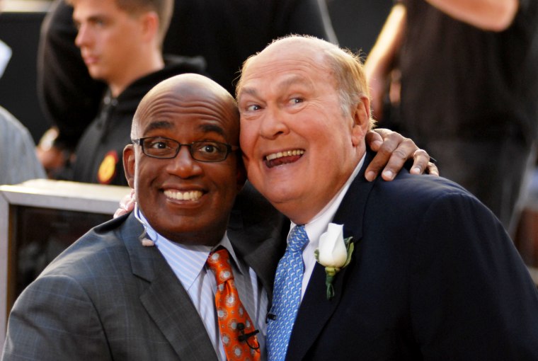 Al Roker and Willard Scott in 2009 in New York City