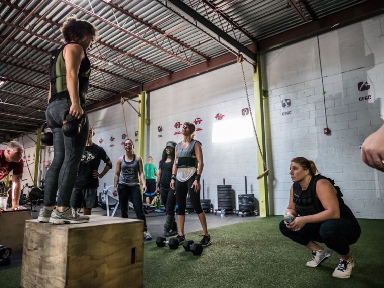 As a way of paying tribute to Megan, the members of the CrossFit gym where she and Dennis worked out together throughout her pregnancy created a special workout in her memory.