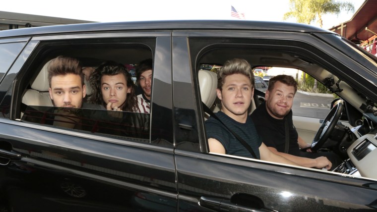 One Direction joins James Corden for Carpool Karaoke