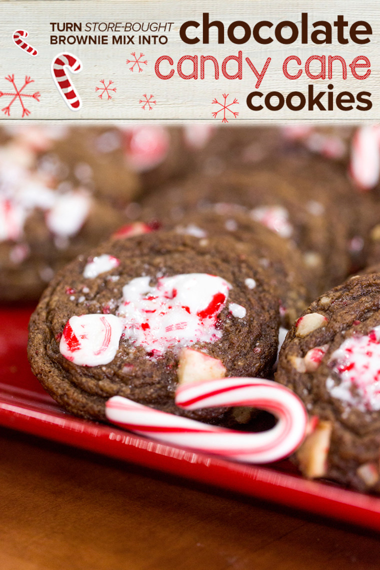 Siri Pinter's recipe fudge candy cane cookies