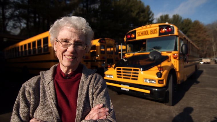 Catherine Brutzman, or "Mrs. B" as she's known to her students, is retiring after 45 years driving a school bus.