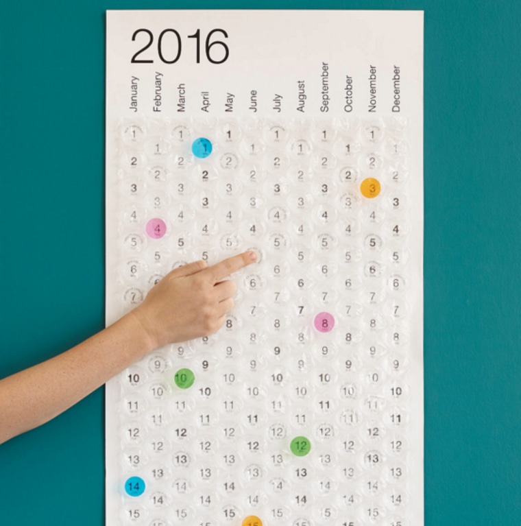 2016 bubble calendar