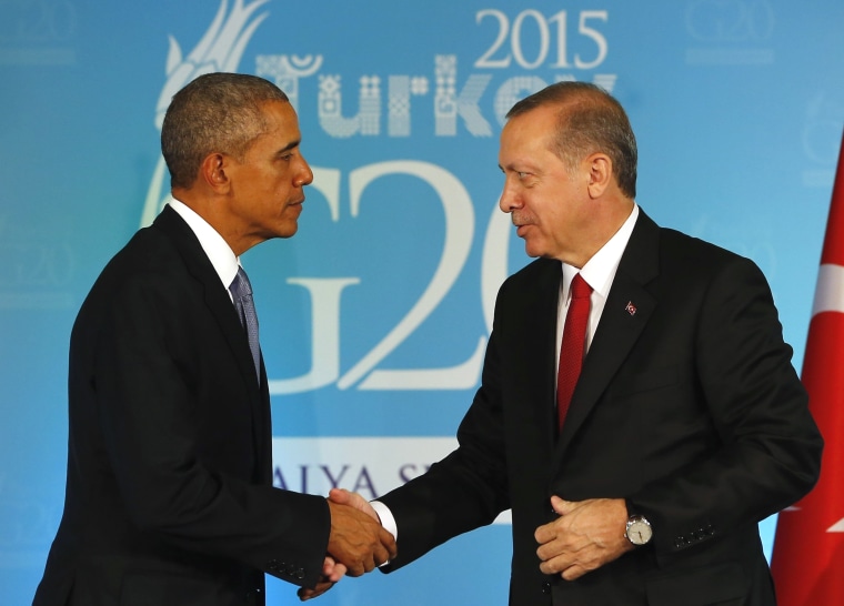Image: Barack Obama and Recep Tayyip Erdogan