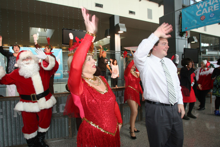 The Judy Lee Dancers are holiday favorites at Austin Bergstrom International Airport.