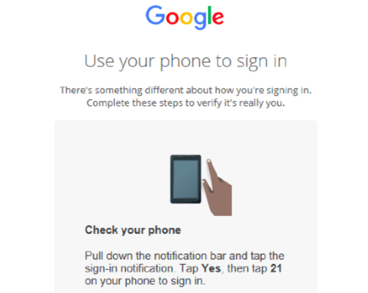 A screenshot posted by Reddit user Rohit Paul of the new Google sign-in process.