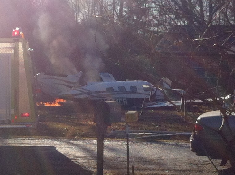 Image: Mississippi Plane Crash Alcorn County, Mississippi