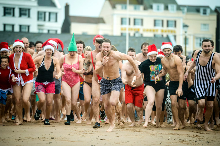 Image: Exmouth Christmas day swim