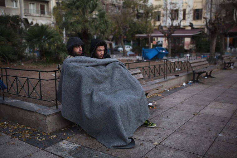 Image: TOPSHOT-GREECE-EUROPE-MIGRATION-MIGRANTS