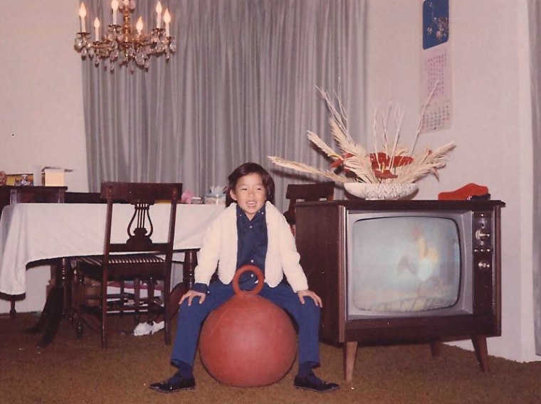 As a child, Frances Kai-Hwa Wang learned English and American culture via the television.