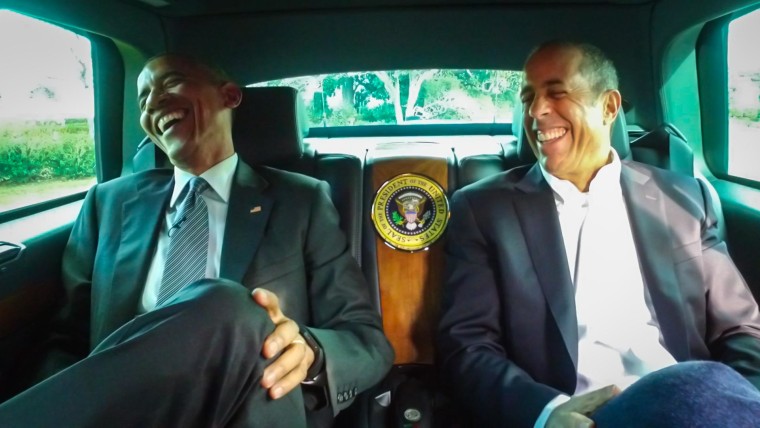 President Barack Obama appears in an episode of Jerry Seinfeld's "Comedians in Cars Getting Coffee."