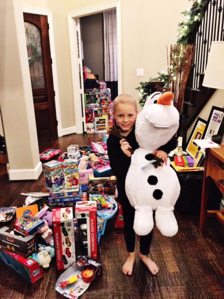 kids cancer toy drive Sadie's Sleigh hospital Christmas