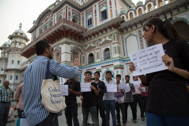 Ravi Kumar helps Madhesis protest Nepal's new constitution in a new way.